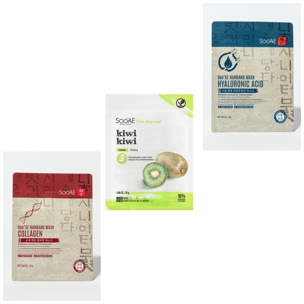 Soo’ae Face Sheet Mask Set of 3